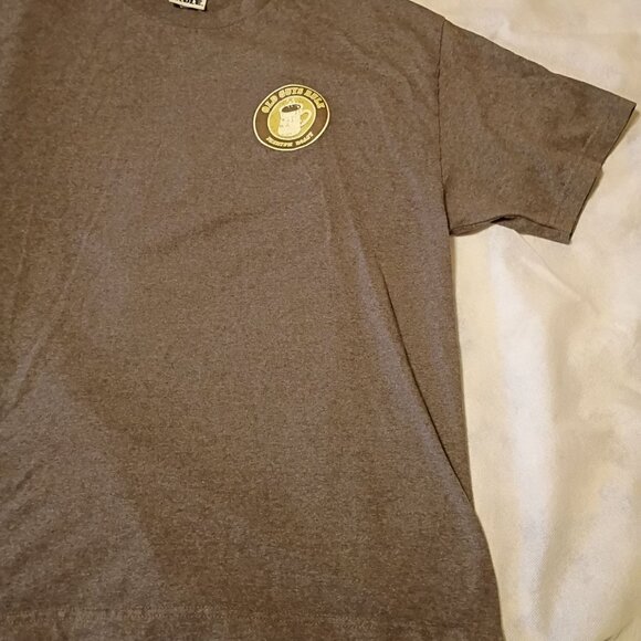 Old Guys Rule Premium Roast Coffee Graphic T-Shirt Brown Short Sleeve Cotton Ble - Picture 5 of 7